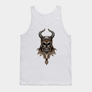 Warrior skull viking Tank Top